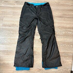 Special Blend Black Blue Women's 5K Snowboard Ski Waterproof Snow Pant sz M